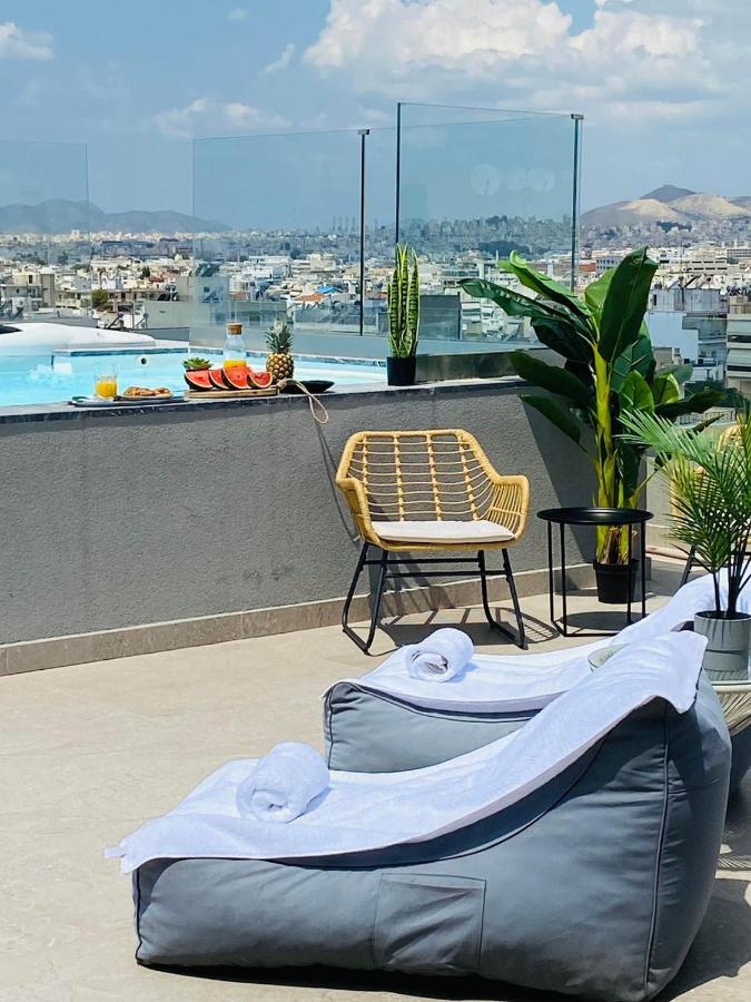 New 2Bd Aprt With Shared Rooftop Pool E2 アテネ エクステリア 写真