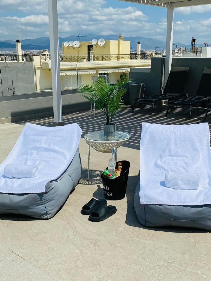 New 2Bd Aprt With Shared Rooftop Pool E2 アテネ エクステリア 写真