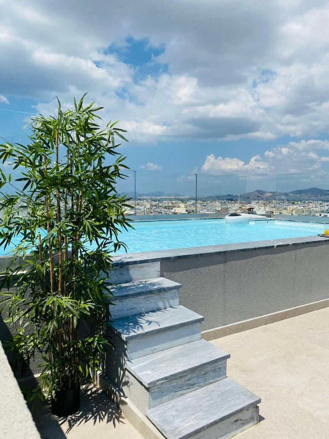 New 2Bd Aprt With Shared Rooftop Pool E2 アテネ エクステリア 写真
