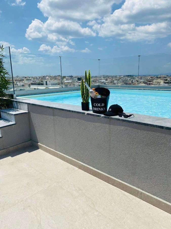 New 2Bd Aprt With Shared Rooftop Pool E2 アテネ エクステリア 写真