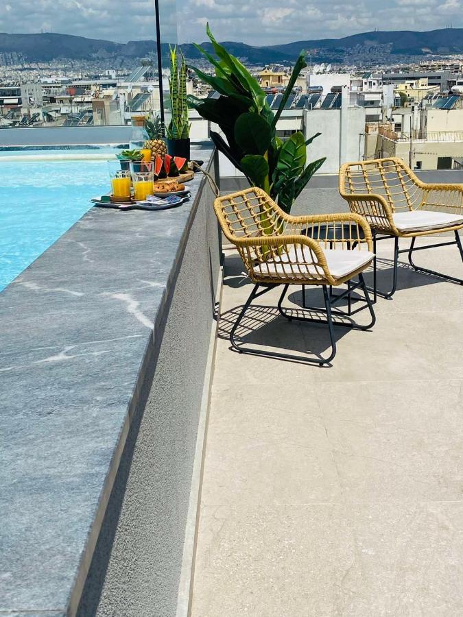 New 2Bd Aprt With Shared Rooftop Pool E2 アテネ エクステリア 写真