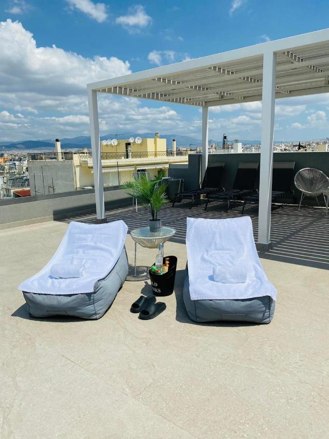 New 2Bd Aprt With Shared Rooftop Pool E2 アテネ エクステリア 写真
